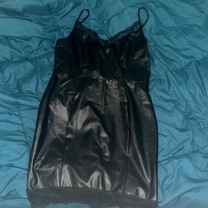 AMAZING GORGEOUS LEATHER DRESS!!!